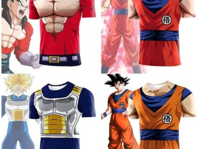 PLANTILLAS PARA SUBLIMAR CAMISETAS – DRAGON BALL