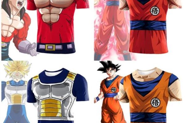 PLANTILLAS PARA SUBLIMAR CAMISETAS – DRAGON BALL