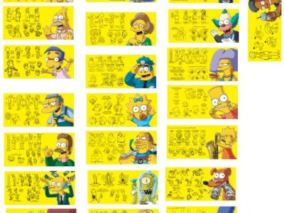 PLANTILLAS PARA TAZAS DE LOS SIMPSONS