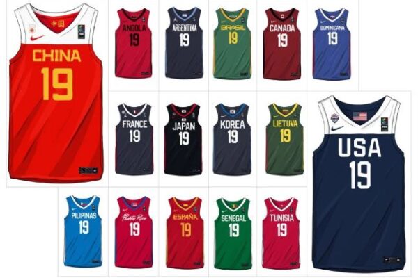 Plantillas Vectorizadas para sublimar Camisetas de BASKET