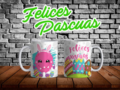 Diseños para sublimar tazas – Dia de pascuas