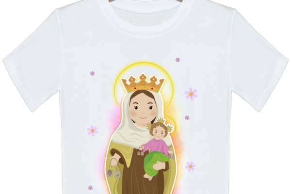 Vector para camisetas 100 Virgencitas y Santitos