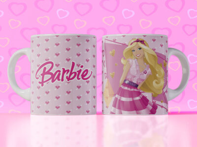 Diseños para tazas de Barbie