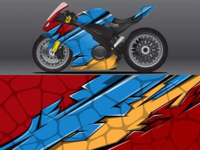 Vectores Gratis de Calcos para Motos – CALCAX Racing Editables